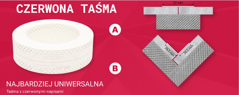 Gdzie używać czerwonej taśmy tuff tape