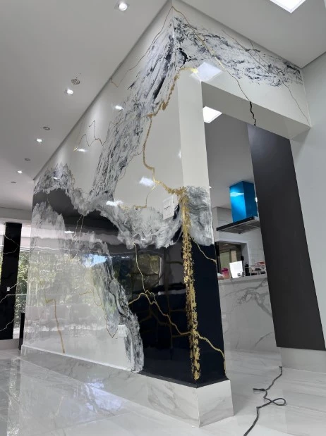 realizacja stiuku weneckiego villa artes