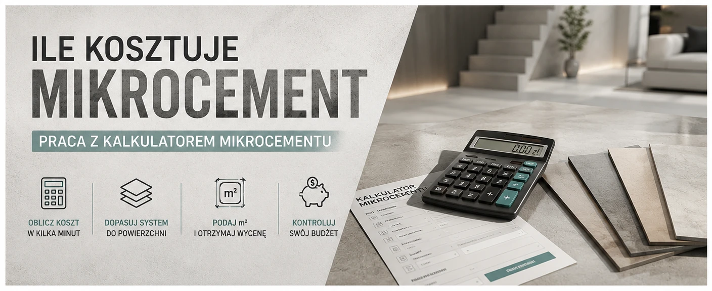 Ilek kosztuje mikrocement policz kalkulatorem
